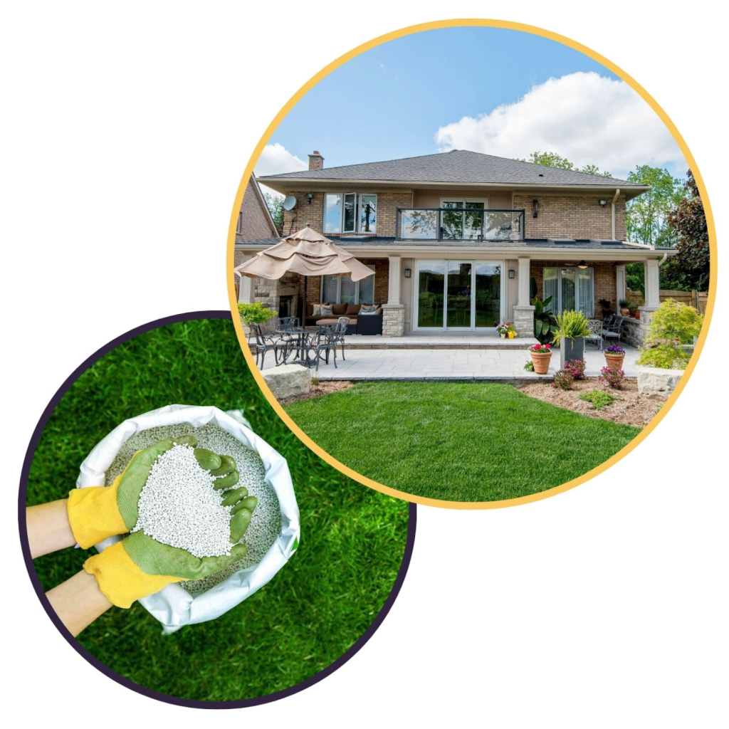 Lion's Turf providing lawn care services, garden bed weeding, fertilizer treatments and yard applications in the Memphis area